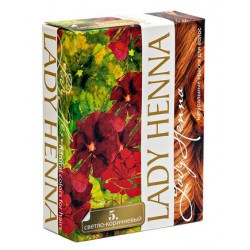 Lady Henna. Краска для волос на основе хны Светло-Коричневая, 60 г.