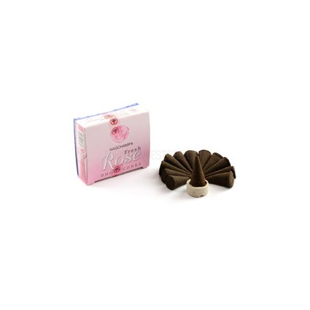 Благовония конусы Satya Dhoop cones Fresh Rose
