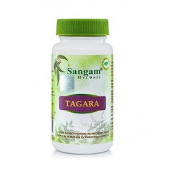 Sangam Herbals. Тагара таблетки, 750 мг, 60 таблеток