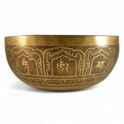 Чаша кованая поющая Etching Carving-SBEC130520 d-12 см вес 500 г